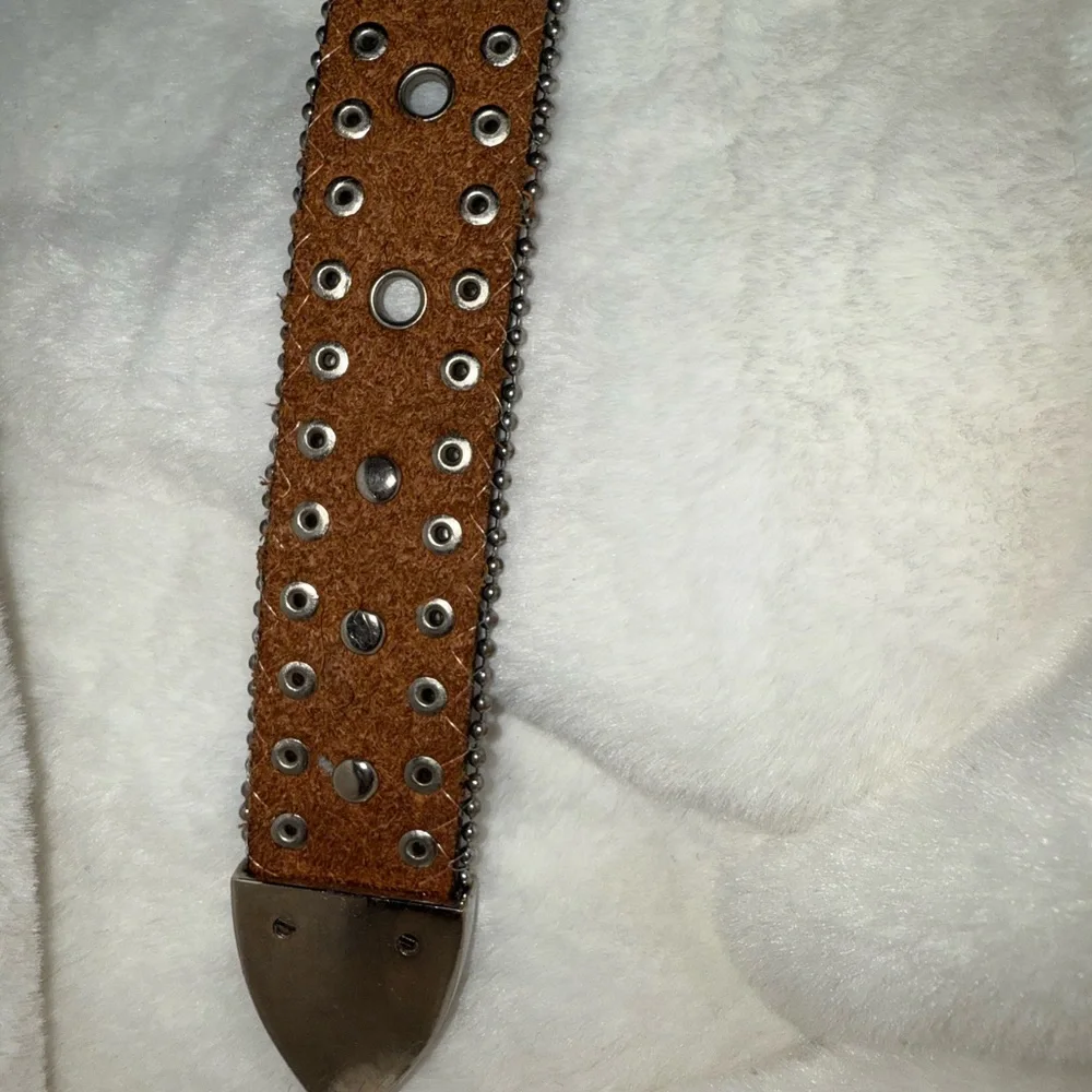 Nocona Black and Silver Western Belt